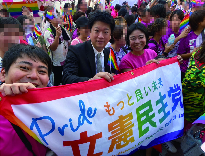 ピンクドットパレードに参加